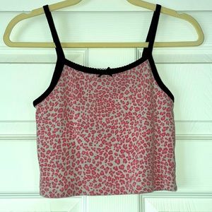 John Galt (brandy melville) hot pink cheetah print